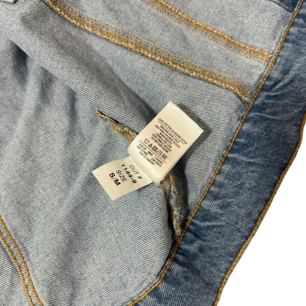 Hudson Los Angeles Medium Wash Casual Denim Jean Jacket Women’s Size S/M - Picture 10 of 11